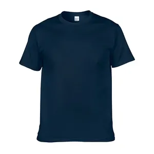 T-shirt pour hommes 100% coton, personnalisé avec Logo personnalisé imprimé ou brodé, 210gsm