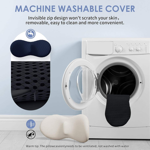 Cojín Lumbar de Malla Personalizable, Alivia el Estrés, Espuma Viscoelástica Ergonómica, Transpirable, Antibacteriano, Respaldo Ecológico para la Cintura - Product Image 6