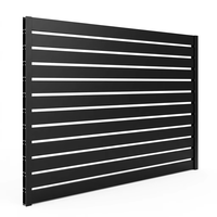 Clôture de jardin en aluminium à lattes, sans soudure, personnalisée, avec revêtement PVDF, pour piscine, villa, extérieur, fabrication OEM