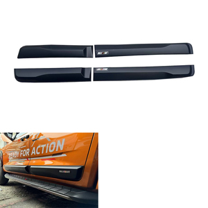 ชุดแต่งขอบประตูด้านข้างสีดำสำหรับมิตซูบิชิ ไทรทัน L200 ปี <span class=keywords><strong>2023</strong></span> 2024 2025 อุปกรณ์ตกแต่งรถยนต์ขับเคลื่อน 4 ล้อ - Product Image 2