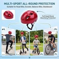 Casque de vélo respirant en PC et EPS pour adultes et enfants avec visière détachable et casquette de sécurité pour le patinage
