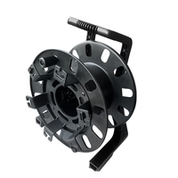 Enrouleur De Câble Mobile 50-500m Enrouleur Fibre Optique Plastique Enrouleur Portable Tambour De Câble
