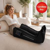 Bottes de compression thérapeutique Y26 en gros, 5 chambres d'air, 5 niveaux de pression, 3 modes de massage, utilisation sans fil, masseur de jambes portable