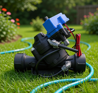 Vanne solénoïde en nylon de qualité industrielle 2 pouces, vanne de contrôle d'irrigation renforcée PA66 résistante à la corrosion pour l'irrigation intelligente des fermes