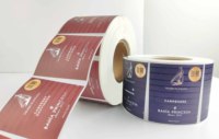 Autocollant en vinyle adhésif best-seller pour bouteilles d'eau en plastique et verres à vin, résistant à l'alcool et aux intempéries