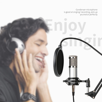 Microphone à condensateur professionnel YARMEE, interface audio USB, carte son, mixeur pour le streaming