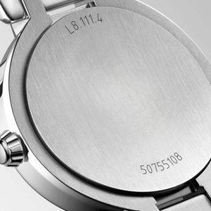 Montre mécanique automatique pour femme avec index en diamant, affichage de la date, bracelet en acier inoxydable Longinesing - Product Image 4