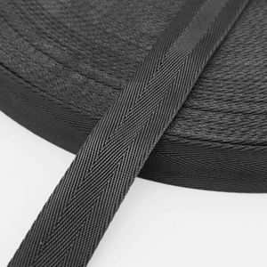Sangle en polyester pour sacs, textiles de maison, ceintures – Sangle en polyester imitation nylon, sergé triple, bande creuse, sergé surjeté - Product Image 4