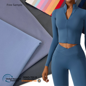 Tela de Spandex al por Mayor, Doble Cepillado, 78% Poliéster, <span class=keywords><strong>22</strong></span>% Spandex, con Estampado Personalizado - Product Image 1