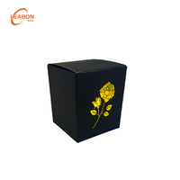 Boîte en papier rigide personnalisée de luxe avec logo, gaufrage à chaud doré, boîtes en papier pour fleurs, chocolats, cosmétiques, bijoux, emballages cadeaux pour les fêtes