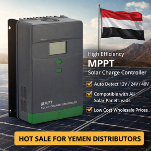 Controlador Solar MPPT 40A 60A 80A 12V/24V/48V con Reconocimiento Automático de Alta Eficiencia para Distribuidores - Product Image 1