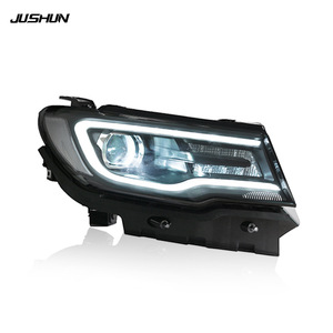 Jeep Compass <b>LED</b> <b>Headlights</b> 2017-2019 Xenon Bi-Xenon Projector Lens With Drl Turn Signal Retrofit Kit - Product Image 2