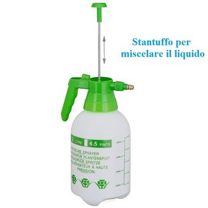 Pulverizador de Jardín a Presión de 2 Litros con Válvula Ajustable para Plantas y Uso en Exteriores - Product Image 3