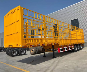 Semirremolque de Acero Personalizado para Transporte de Maíz/Arroz/Algodón/Animales, con Barandas de Acero, Capacidad de Carga de 5001-10000 kg, Shandong Stake - Product Image 3