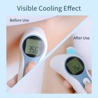 Patchs thermiques physiques rafraîchissants instantanés à l'herbe naturelle d'armoise et au menthol, sans alcool, pour l'été, effet longue durée, 6-8 heures
