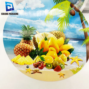 Geringe Mindestbestellmenge (MOQ) 3000 Stück pro Rolle: Hitzesiegelnde, Bunt Bedruckte Frucht-Bubble-Kaffee-Tee-Saft-Verpackungsfolie aus PP für Becher - Product Image 6