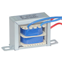 Transformador de baja frecuencia de alto rendimiento 3W 4W 6W núcleo de ferrita toroidal EI41 230V 10V 12V CA