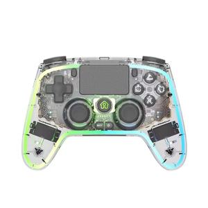 Controlador <span class=keywords><strong>de</strong></span> Respiración Inalámbrico Transparente con Bluetooth y <span class=keywords><strong>Luz</strong></span> RGB <span class=keywords><strong>para</strong></span> Joysticks P4, Controles <span class=keywords><strong>de</strong></span> Juego <span class=keywords><strong>para</strong></span> P3, Switch, PC, TV, Android, IOS - Product Image 1