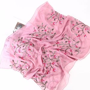 Écharpe en dentelle brodée en gros, châle pour femme, voile en viscose de luxe, hijab, bufandas, écharpes turques de Dubaï - Product Image 6