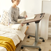 Nouveautés THADDEUS DS07 Support d'ordinateur portable vertical pliable ergonomique à hauteur réglable avec surface en bois, super pratique pour