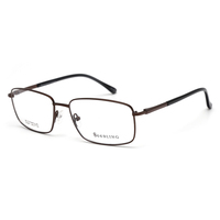 Lunettes de vue élégantes en titane à monture optique pour hommes Gentleman