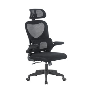 Poltrona comoda in Mesh moderna con schienale ergonomico, sedia girevole per ufficio, - Product Image 1
