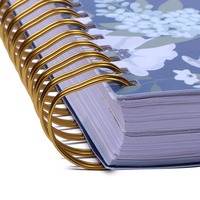 Cahier de notes en papier à spirale A5 à couverture personnalisée avec impression 2024 Agenda Journal Agenda Quotidien Hebdomadaire Mensuel Organisateur Planificateur Cahier