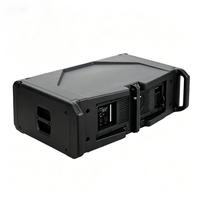 Système de sonorisation PA 5000W DSP Active Line Array avec haut-parleur de graves néodyme 210 pouces, transducteur en titane 3 pouces, 136 dB et caisson de basses amplifié 218 pouces
