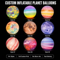 Ballon Géant Gonflable LED Spectaculaire pour Événements Promotionnels, Globe de Neige Planétaire, Étanche 1 An, Taille Personnalisable, Solaire