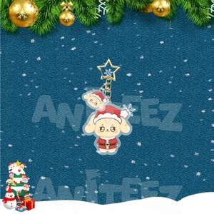Vendita all'ingrosso <span class=keywords><strong>Kpop</strong></span> Merch <span class=keywords><strong>Shop</strong></span> Ateez natale Idol portachiavi K-pop personalizzato <span class=keywords><strong>Kpop</strong></span> portachiavi acrilico carino - Product Image 3