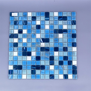 Nhà Máy Bán buôn nhà bếp backsplash Muối khảm phòng tắm mẫu thiết kế hồ bơi gạch thủy tinh 20mm x 4mm cho khảm - Product Image 2