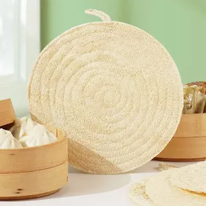 Tapis de Cuisine Pliable Antiadhésif Beige de 20cm pour Boulettes de Poisson, Circulation de Vapeur, Outil de Pâtisserie - Product Image 4