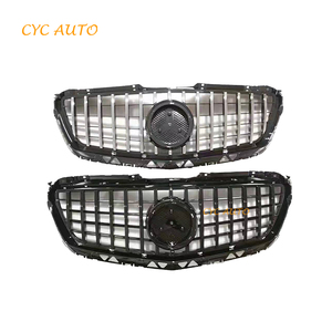Nouvelle calandre W906 ABS avec grille noire style Panamericana GT pour pare-chocs avant <span class=keywords><strong>Sprinter</strong></span> 2014-2017 - Product Image 2