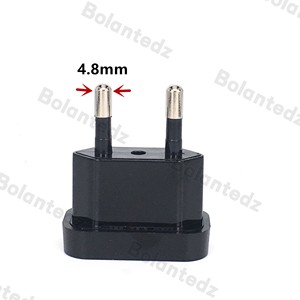 New CN chúng tôi để EU Euro Châu Âu cắm adapter 2 Vòng ổ cắm chuyển đổi du lịch Điện Power Adapter Ổ Cắm Trung Quốc để EU cắm - Product Image 6