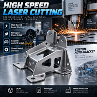 Service de découpe laser haute vitesse pour tôles avec bordure nette par azote pour support automobile sur mesure