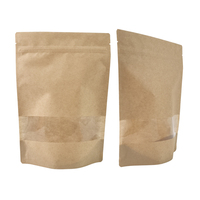 Sacs d'emballage pour grains de café en LDPE biodégradable, imprimés sur mesure, résistants aux odeurs, avec fermeture à glissière, à fond plat
