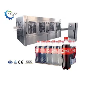 Beer Liquid Filling Machine Cola Soft Drinks Gas Soda Bottle Filling Machine Automatic 3 In 1 Beer Filler