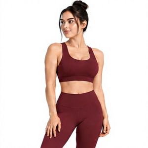Conjunto de Yoga para Mujer, Estampado de Leopardo, Sujetador Deportivo, Pantalones Cortos de Cintura Alta, Ropa Deportiva Personalizada para Pilates, Gimnasio, Fitness, Transpirable - Product Image 1
