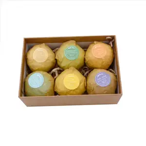 Wholesale cheap fizzers bomb cube in gift packaging for bath fun and body care works