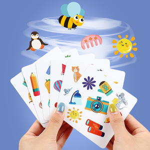 <b>Puzzle</b> Crazy Flip Card Game Colorful Educational Toy For Children Memory Matching <b>Board</b> Game With Bell - Product Image 3