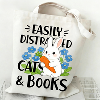 Sac à bandoulière en toile imprimée, design tendance, fermeture éclair, poche décorative, pour femmes, décontracté, extérieur, quotidien, travail, shopping