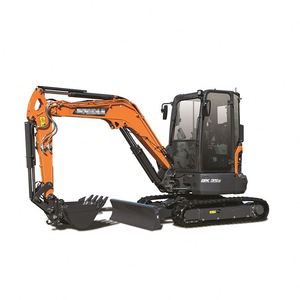 Mini-excavatrice sur chenilles d'occasion Doosan DX35 de 3 tonnes avec PLC et pompe - Product Image 1