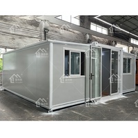 Chine Maisons modulaires préfabriquées Maison Porta Cabin Casa Australie 20 pieds 40 pieds Maison de conteneur extensible pliable à vendre