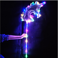 Ballons lumineux, ballons LED clignotants, arbre de Noël, amour, Mickey, dessin animé, ballon Bobo transparent avec lumières LED