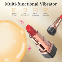 Jouets sexuels discrets portables pour adultes, mini vibromasseur en forme de rouge à lèvres, jouet sexuel pour femmes et couples