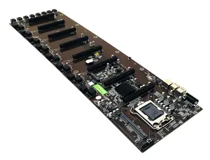 Hot bán 65 mét LGA1155 Ổ cắm 8 Card đồ họa B75 8 GPU Bo mạch chủ cho card đồ họa