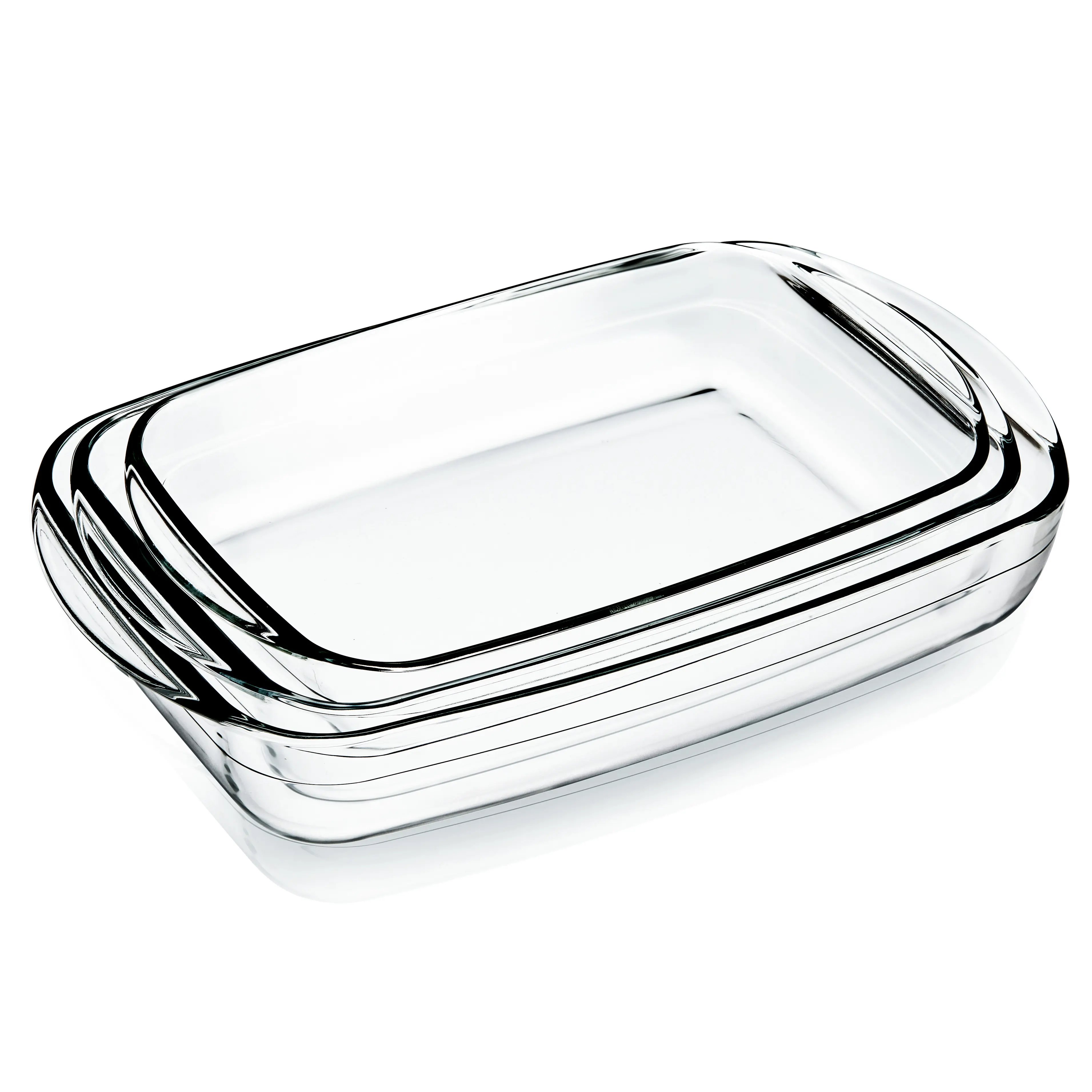 LINUO Offre Spéciale Température Micro-ondes Four À verre de Sécurité Plat de cuisson Plat De Cuisson cuisson en verre borosilicate