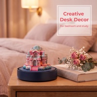 Meilleure Vente : Veilleuse LED Personnalisée en Forme de Château Sculpté en Papier 3D avec Cache Anti-Poussière en Acrylique, Certifiée CE RoHS, OEM ODM Disponibles