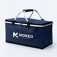 Ensemble cadeau promotionnel d'entreprise, kit de pique-nique de luxe personnalisable avec tente de camping, chaise et table pliables, panier de pique-nique avec logo