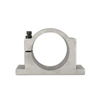 Zhong Hua Jiang 2.2KW ou 1.5KW 80mm en fonte d'aluminium avec 3 pièces vis CNC Support de montage de pince pour moteur de broche CNC